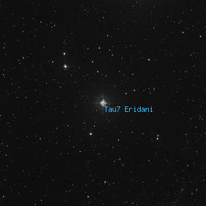 DSS image of Tau7 Eridani