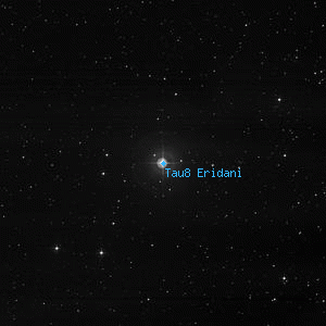 DSS image of Tau8 Eridani