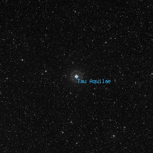DSS image of Tau Aquilae