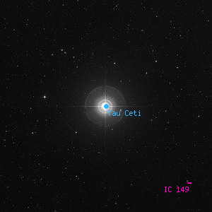 DSS image of Tau Ceti