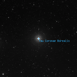 DSS image of Tau Coronae Borealis