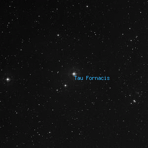 DSS image of Tau Fornacis