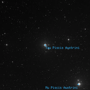DSS image of Tau Piscis Austrini