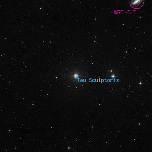 DSS image of Tau Sculptoris