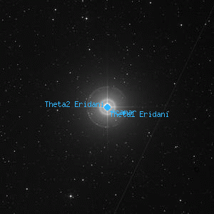 DSS image of Theta2 Eridani