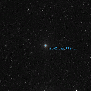 DSS image of Theta2 Sagittarii