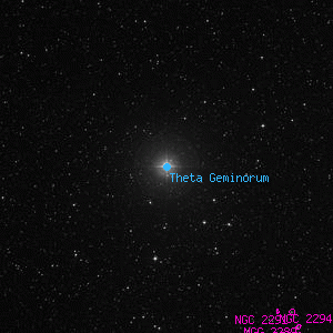 DSS image of Theta Geminorum