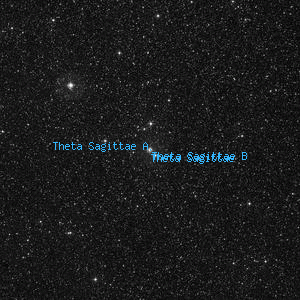 DSS image of Theta Sagittae