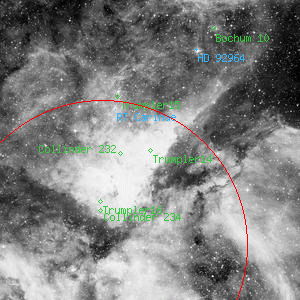 DSS image of Trumpler14