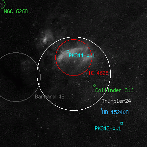DSS image of Trumpler24