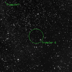 DSS image of Trumpler 6
