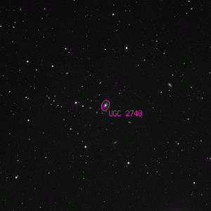 DSS image of UGC 2748