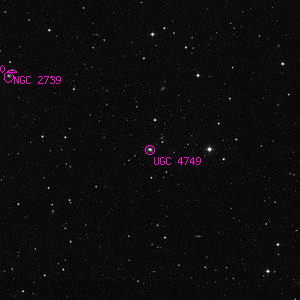 DSS image of UGC 4749