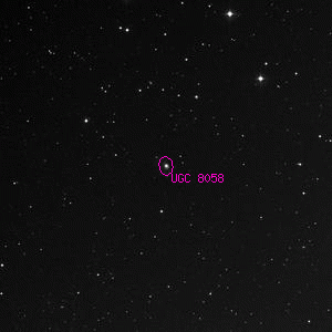 DSS image of UGC 8058