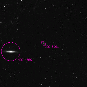 DSS image of UGC 8091