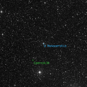 DSS image of U Monocerotis