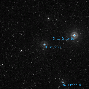 DSS image of U Orionis