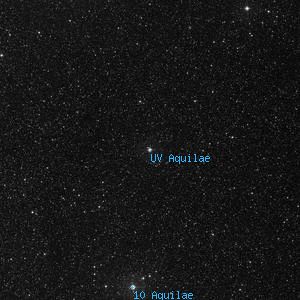 DSS image of UV Aquilae