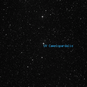 DSS image of UV Camelopardalis