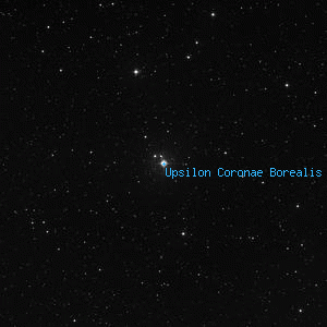 DSS image of Upsilon Coronae Borealis
