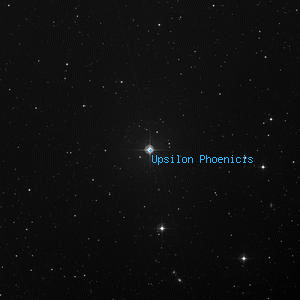 DSS image of Upsilon Phoenicis