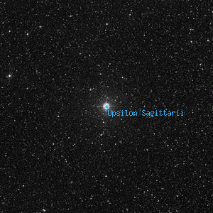 DSS image of Upsilon Sagittarii