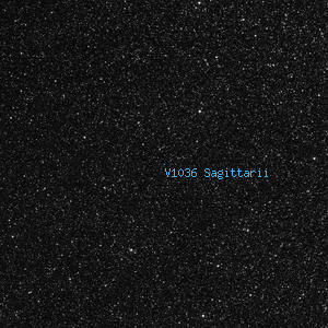 DSS image of V1036 Sagittarii