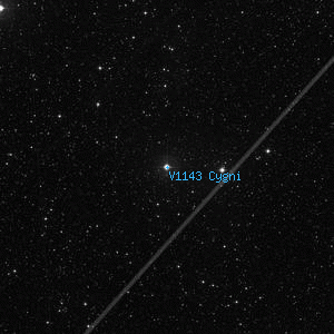 DSS image of V1143 Cygni