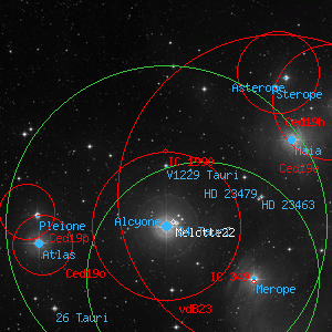 DSS image of V1229 Tauri