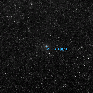 DSS image of V1334 Cygni