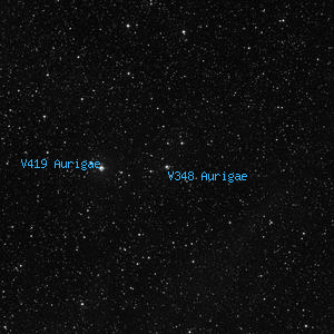 DSS image of V348 Aurigae