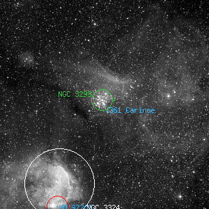 DSS image of V361 Carinae