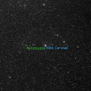 DSS image of V364 Carinae