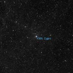 DSS image of V380 Cygni