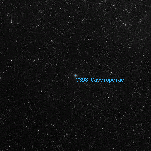 DSS image of V398 Cassiopeiae