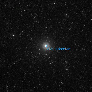 DSS image of V424 Lacertae