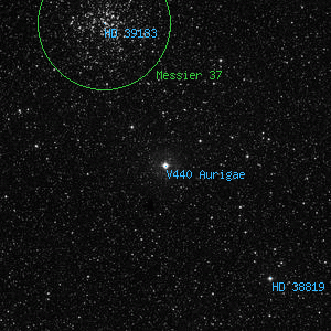 DSS image of V440 Aurigae