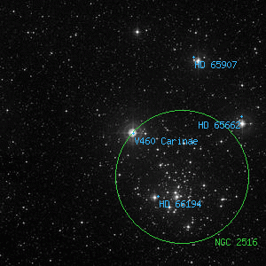DSS image of V460 Carinae