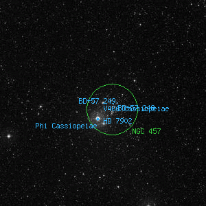 DSS image of V466 Cassiopeiae