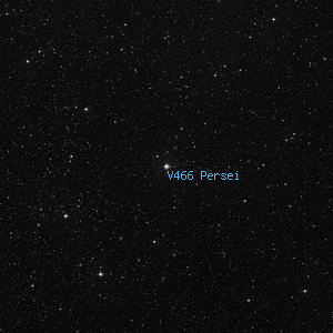 DSS image of V466 Persei