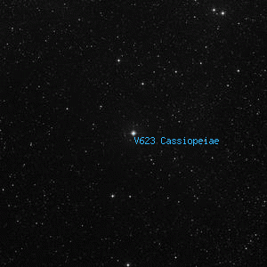 DSS image of V623 Cassiopeiae