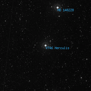 DSS image of V746 Herculis