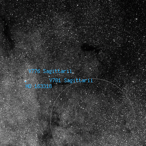 DSS image of V776 Sagittarii