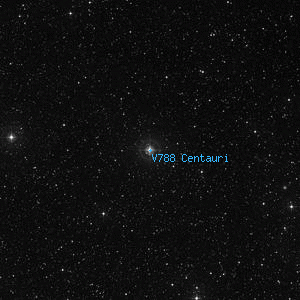DSS image of V788 Centauri