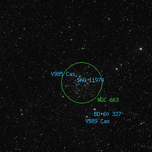 DSS image of V985 Cas