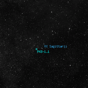 DSS image of VX Sagittarii