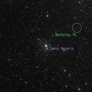 DSS image of W Canis Majoris