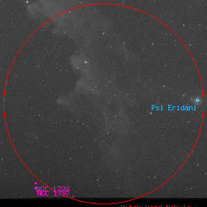 DSS image of Witch Head Nebula