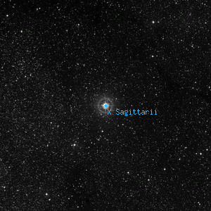 DSS image of X Sagittarii