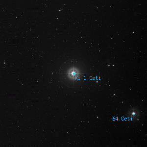 DSS image of Xi 1 Ceti